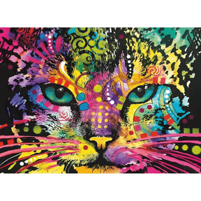 Colorful cat | wood puzzle 1000-wood puzzle-TREFL--