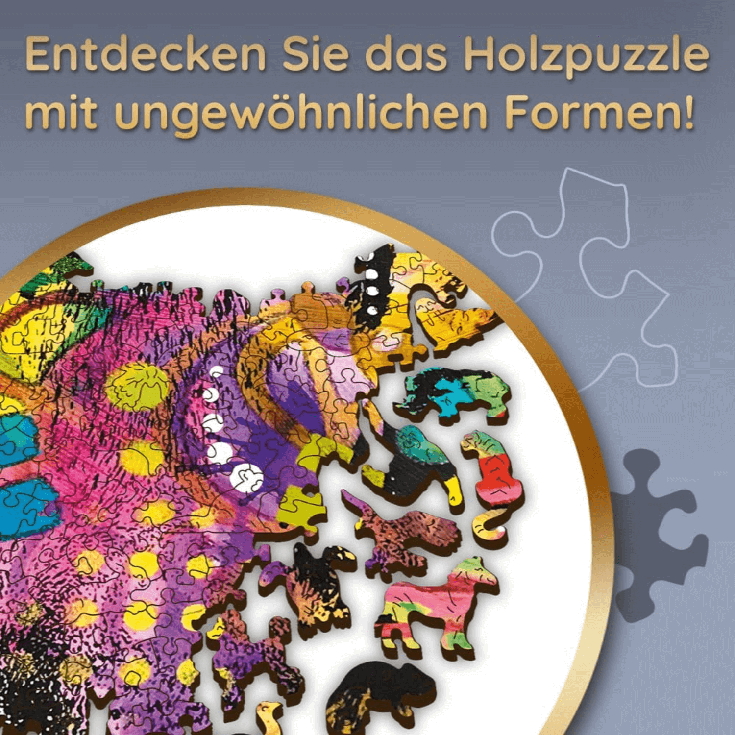 Kleurrijke Kat | Houten Puzzel 1000 Houten Puzzel-TREFL--
