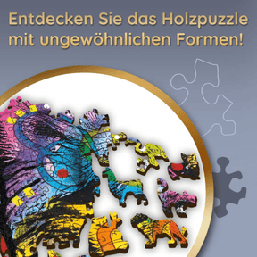 Colourful Puppy | Houten puzzel 500+1-Houten puzzel-TREFL--