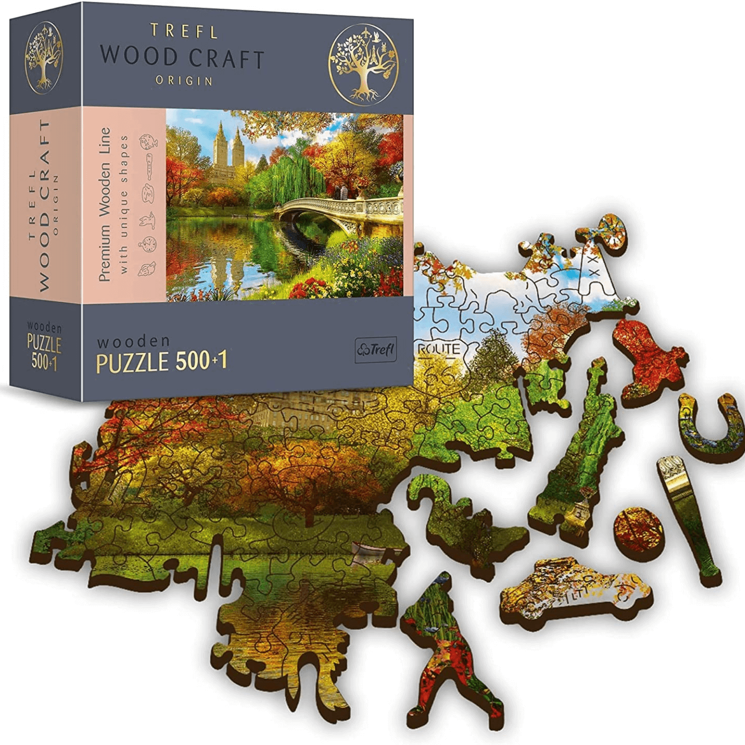 Central Park, New York | Holz Puzzle 500+1-Holzpuzzle-TREFL--