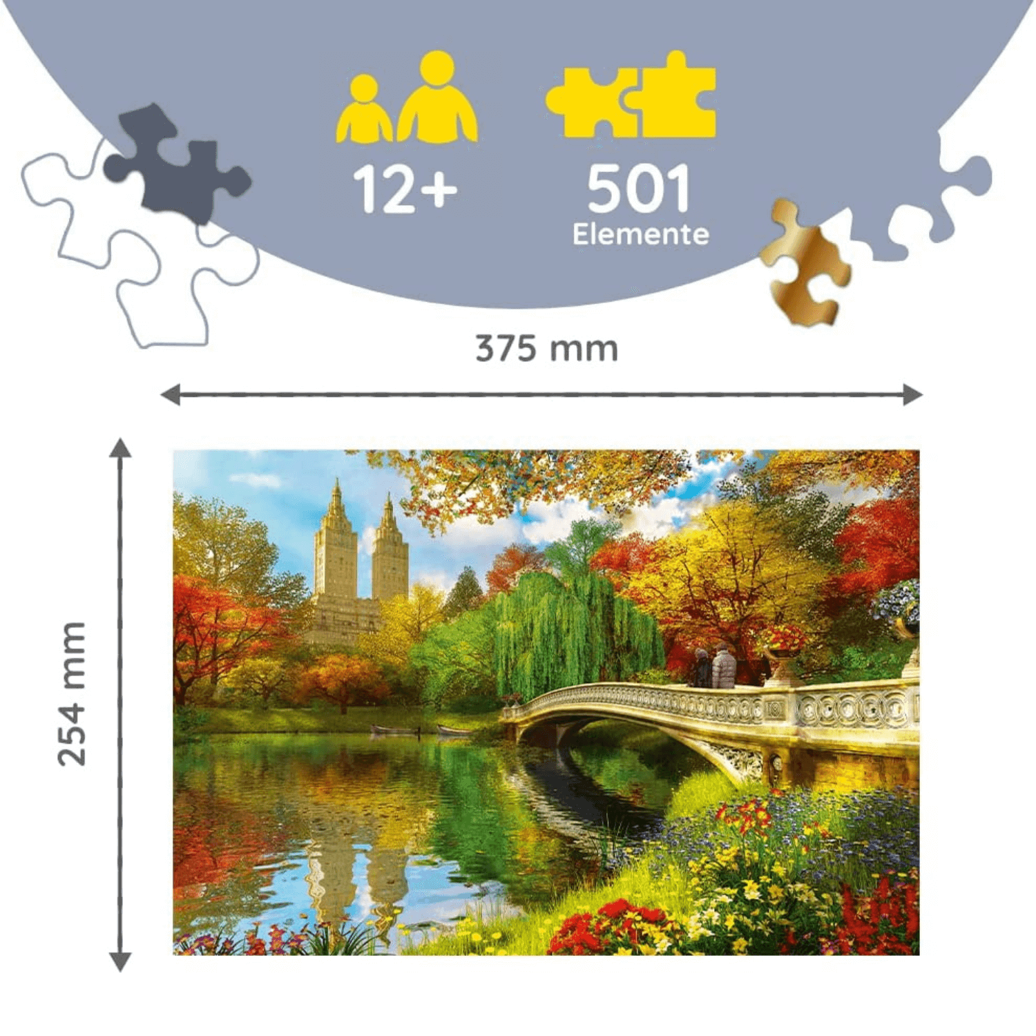 Central Park, New York | Wooden Puzzle 500+1-Wooden Puzzle-TREFL--