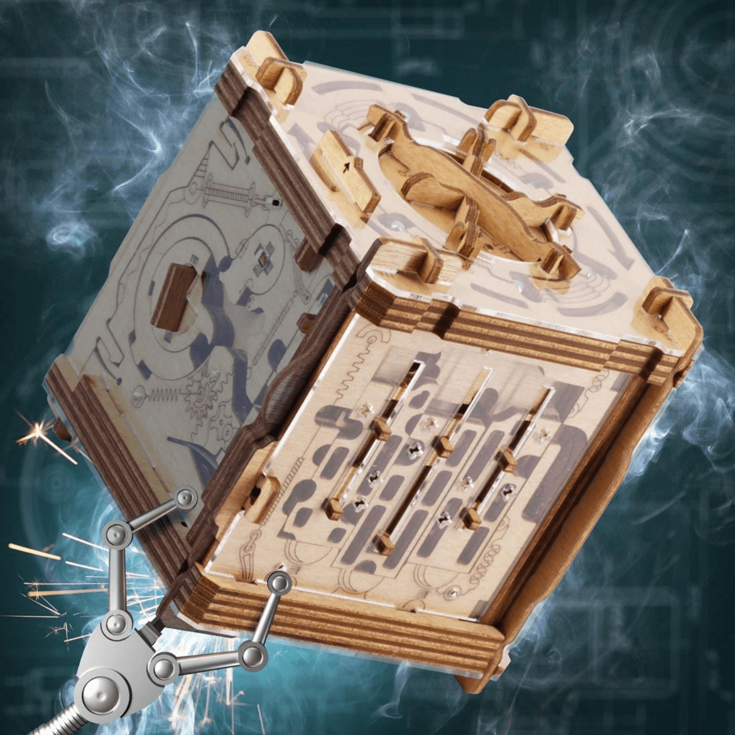 Cluebox "Cambridge Labyrinth"-Escape Room Spiel-iDventure--