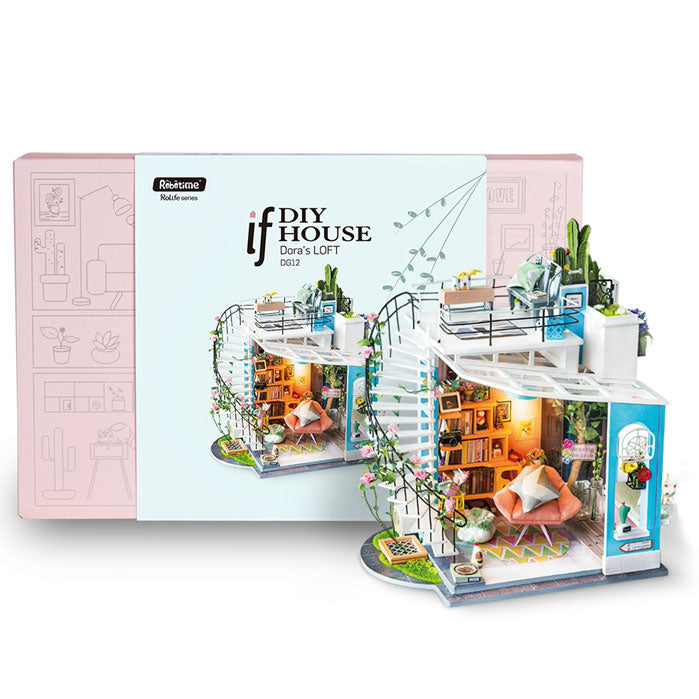 Le loft de Dora - maison miniature - Robotime--