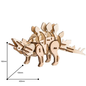 Stegosaurus Geluid, Licht & Afstandsbediening-3D Puzzel-Robotime...