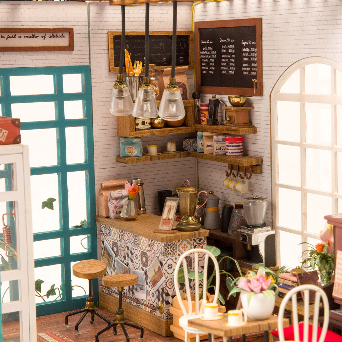 Simon's Coffee Shop-Miniature House-Robotime--