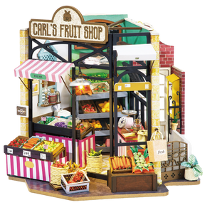 Carl's Fruit Shop (Fruitwinkel)-Miniatuurhuis-Robotime--