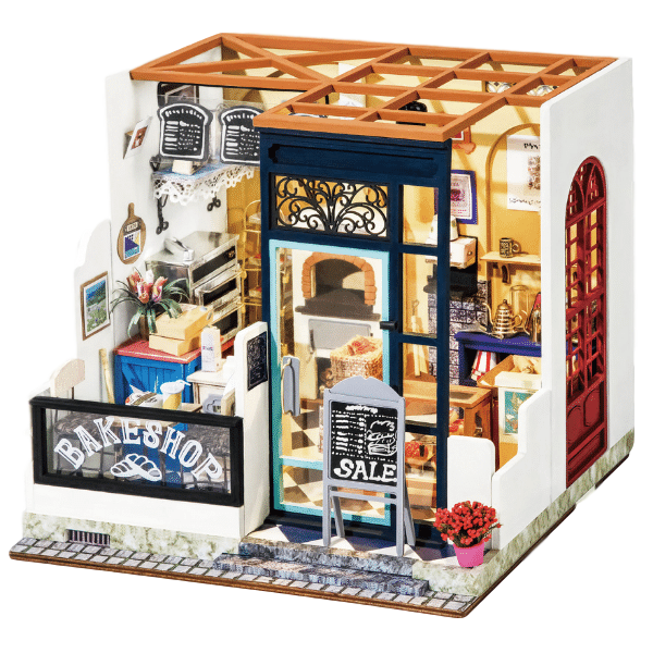 Nancy's Bake Shop (Bakery)-Miniature House-Robotime--.