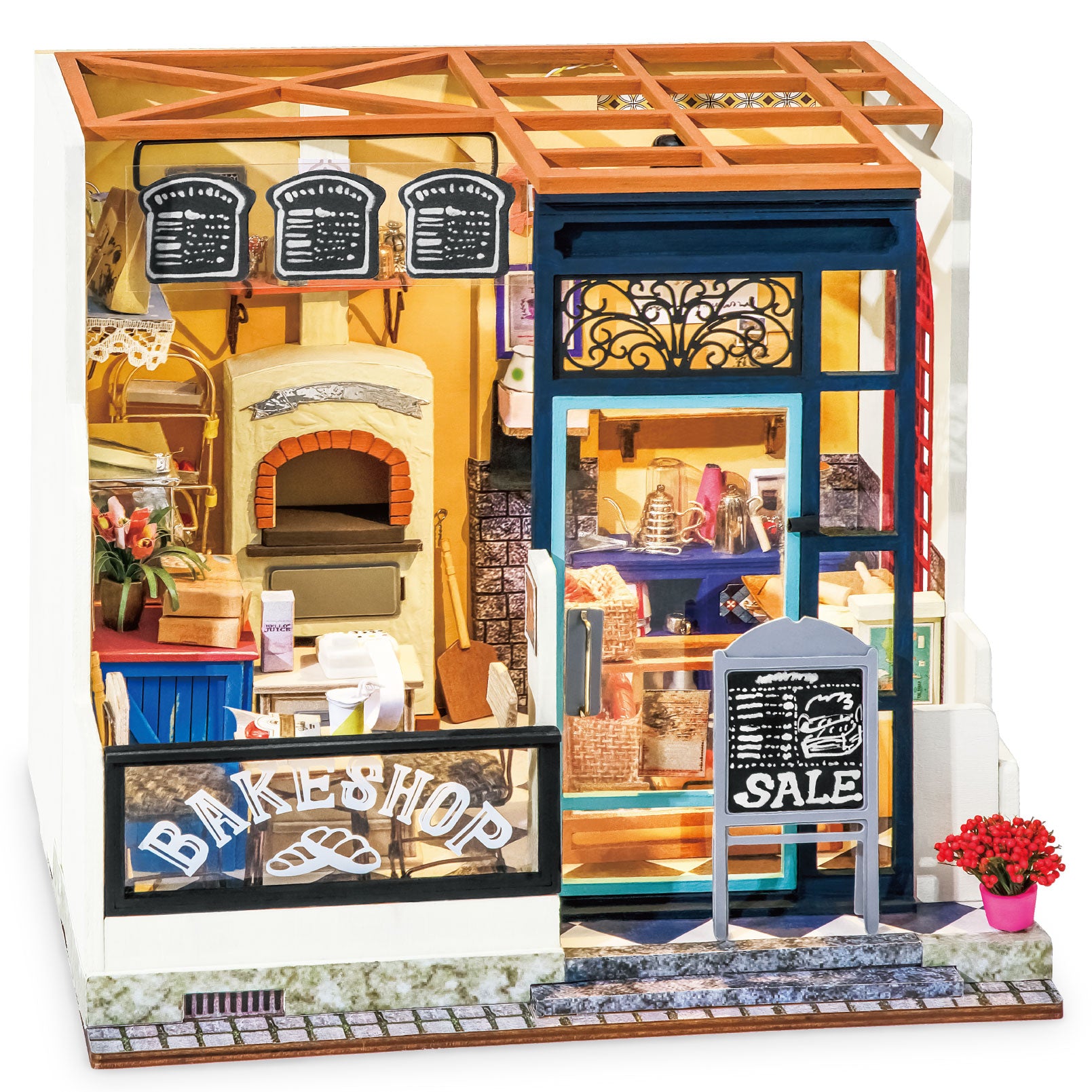 Nancy's Bake Shop (Boulangerie)-Miniature-Robotime--