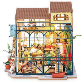 Emily's Flower Shop (boutique de fleurs)-Miniature House-Robotime--