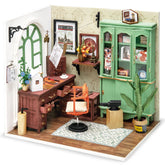 Jimmy's Studio (Vintage Study)-Miniature House-Robotime--.