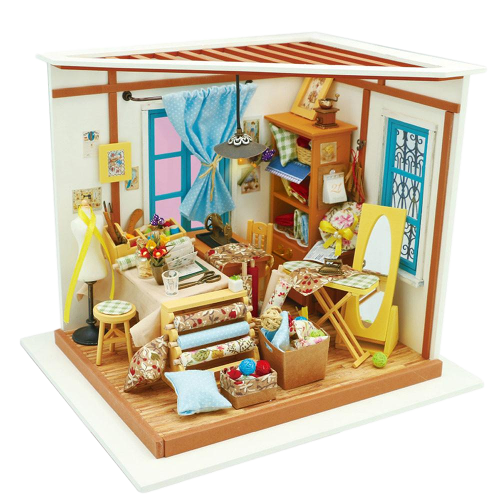 shanjiushi Maquette Maison Miniature pour Adulte à Construire, DIY Maison  de Poupée Miniature Bois en Kit avec Meubles Outils, Cadeau de Bricolage  Artisanal (Loft D'époque) Loft D'époque Loft D'époque