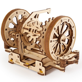 Differenzialgetriebe-Mechanisches Holzpuzzle-Ugears--