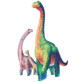 Dino Diplodocus Puzzel Houten puzzel-Unidragon--