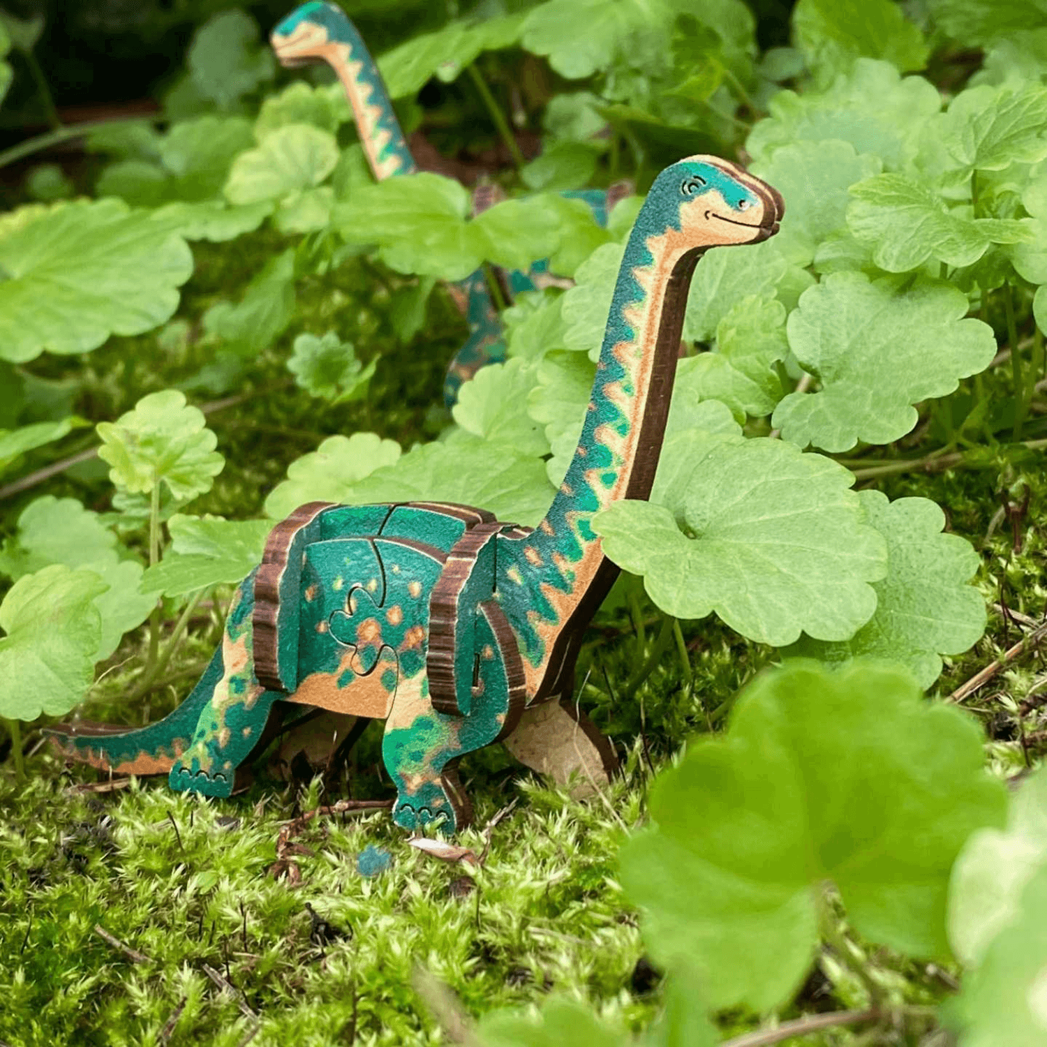 Dino Diplodocus Puzzle-Holzpuzzle-Unidragon--