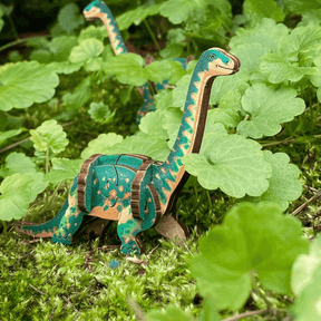 Dino Diplodocus Puzzel Houten puzzel-Unidragon--
