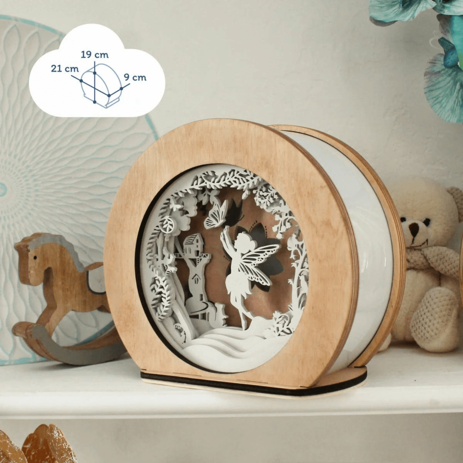 3D night light made of wood - MagicLights-night lights & indirect lighting-iDventure--