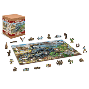 Railroad Puzzle | Wooden Puzzle 505-WoodenCity--