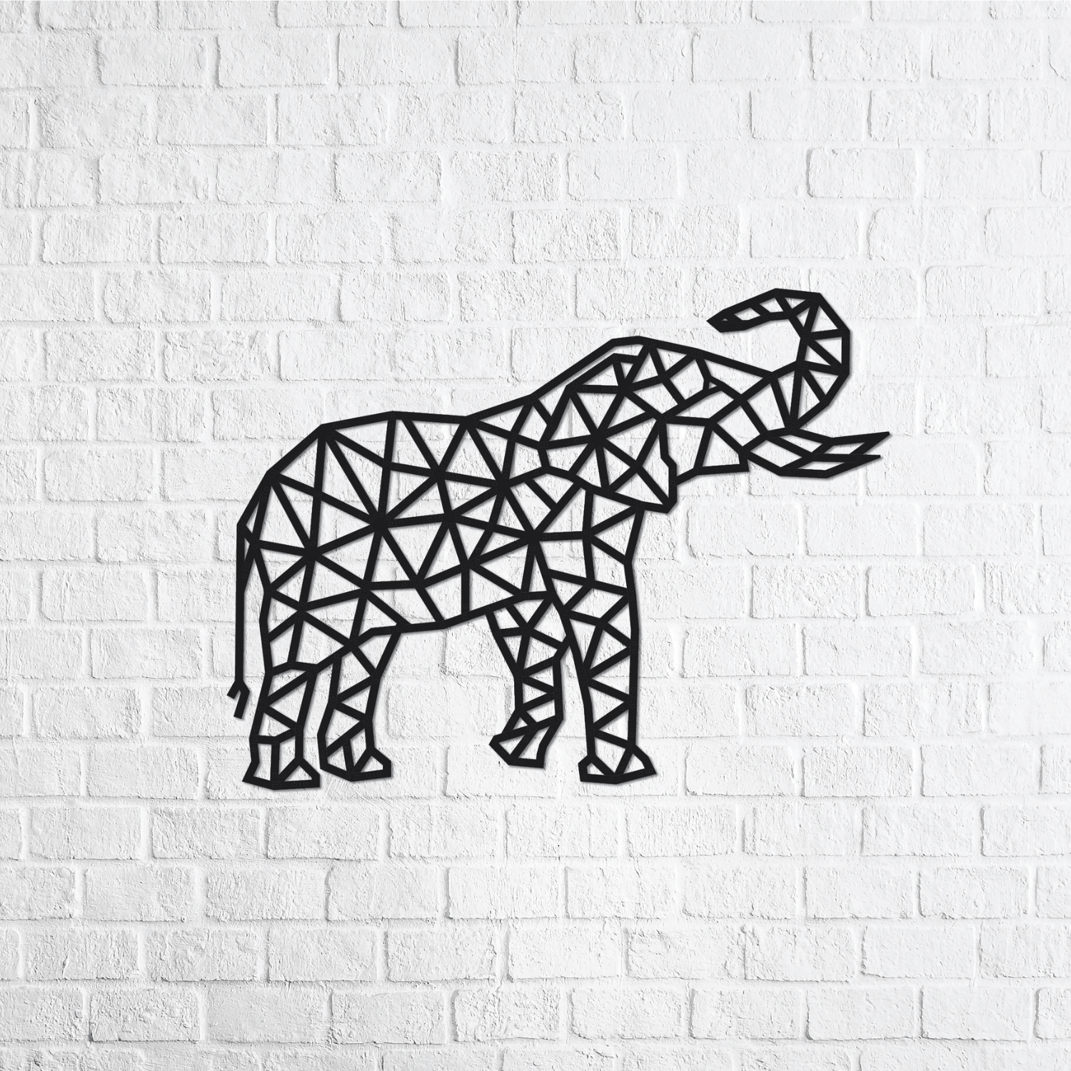 Olifant Muurpuzzel-Eco-Hout-Kunst...