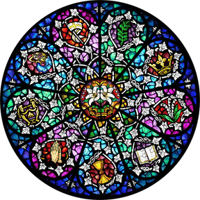 Farbenfrohe Mandala Puzzles | Magische Holzpuzzle-Holzpuzzle-MagicHolz-mandala-rose-window-s-0098925395080