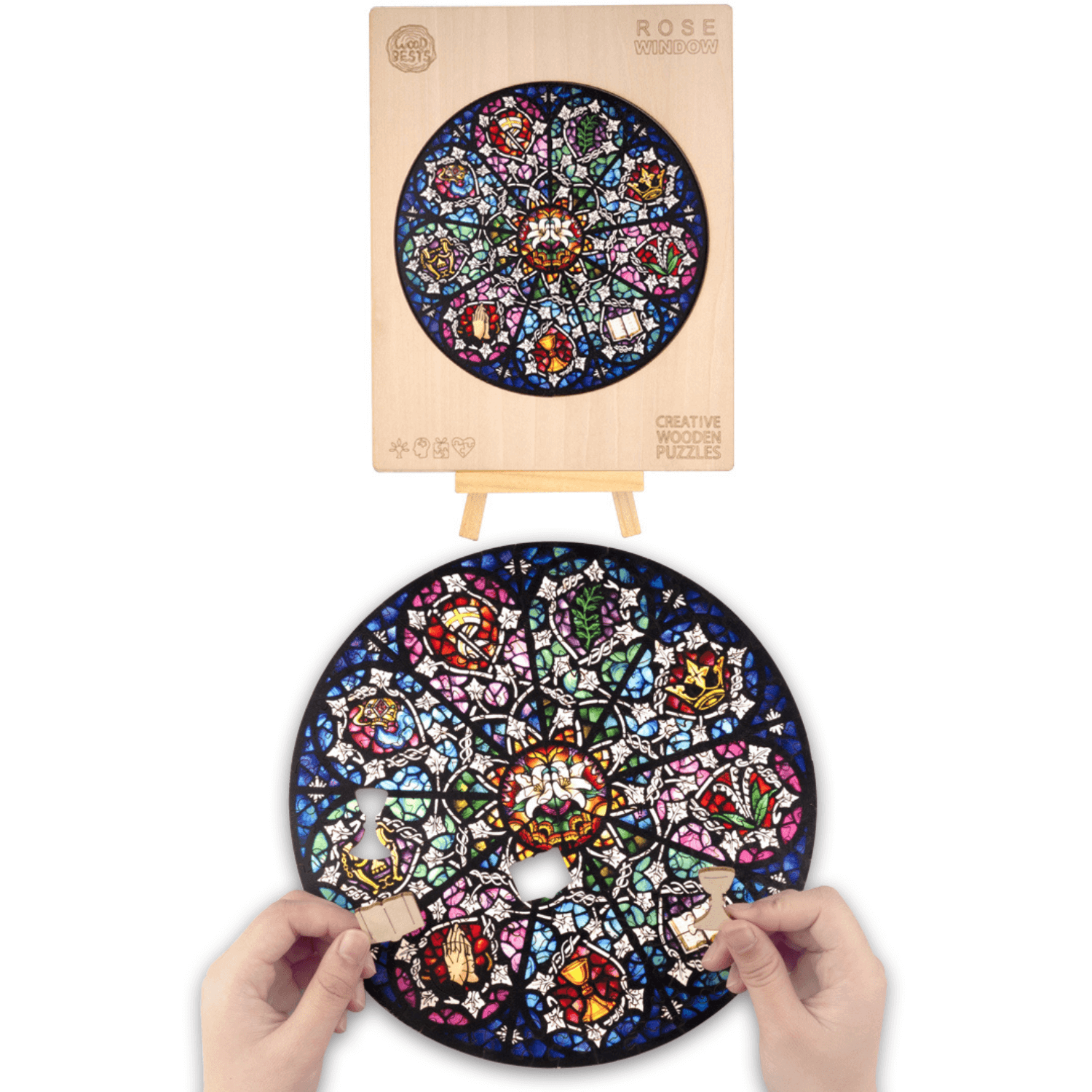 Kleurrijke Mandala Puzzels | Magische Houten Puzzel -MagicHolz--
