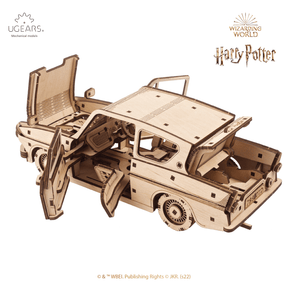 Vliegende Ford Anglia™ | Harry Potter Mechanische Houten Puzzel Ugears--.