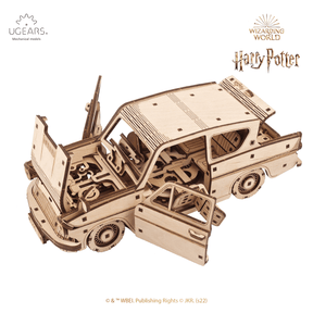 Flying Ford Anglia™ | Harry Potter Mechanical Wooden Puzzle Ugears--.