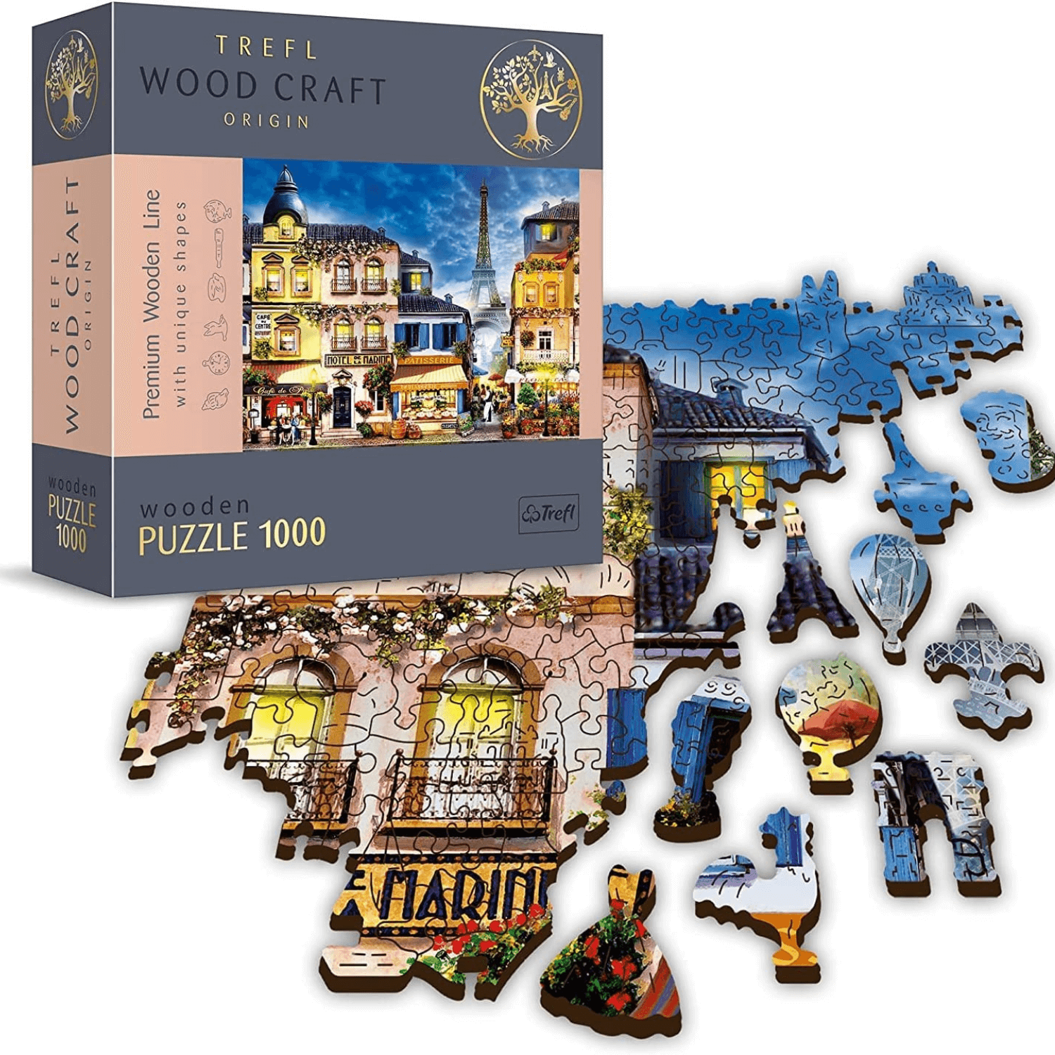 Allée française | Puzzle en bois 1000-Puzzle en bois-TREFL--