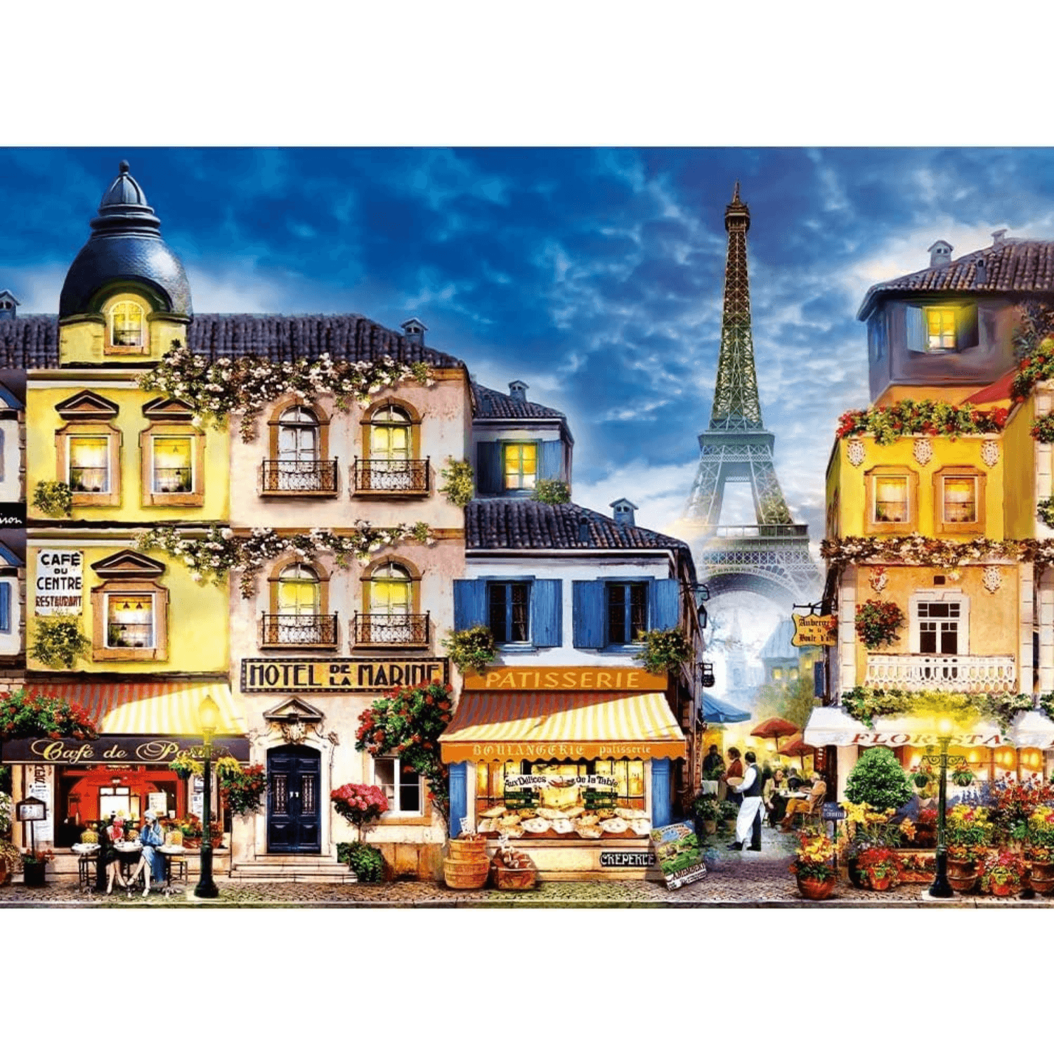 French Alley | Houten puzzel 1000-Houten puzzel-TREFL--