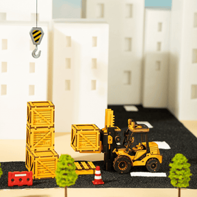 Chariot élévateur | Machines de construction-3D Puzzle-Robotime--