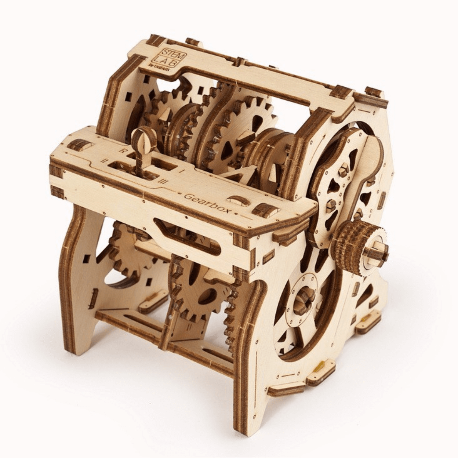 Schaltgetriebe-Mechanisches Holzpuzzle-Ugears--