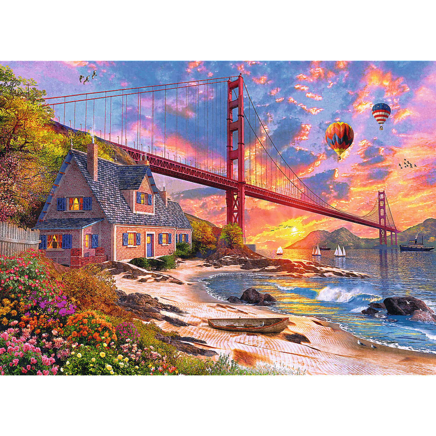 Golden Gate Bridge | Puzzle en bois 1000-Puzzle en bois-TREFL--