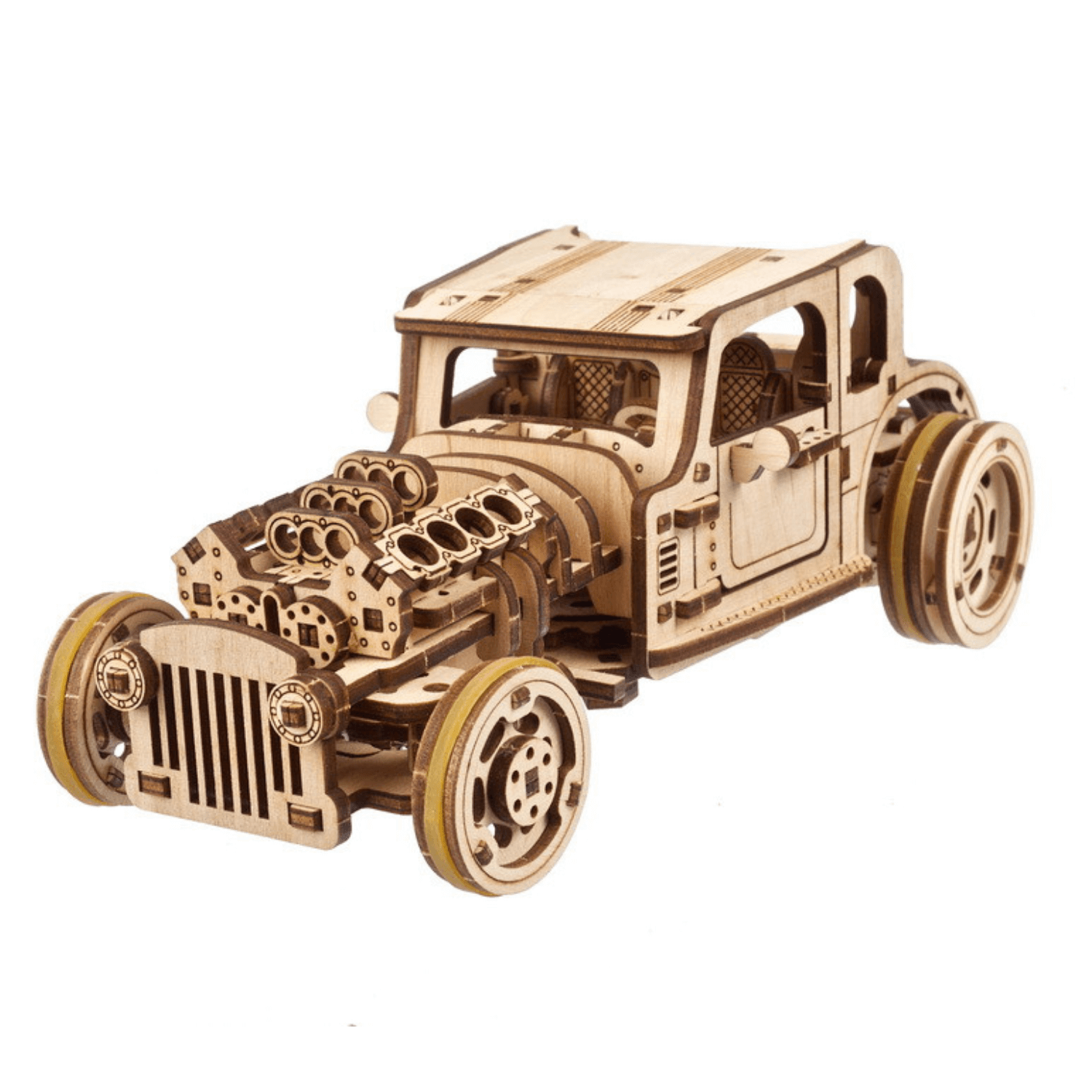 Hot Rod | La souris en colère | Ugears-Puzzle mécanique en bois-Ugears--