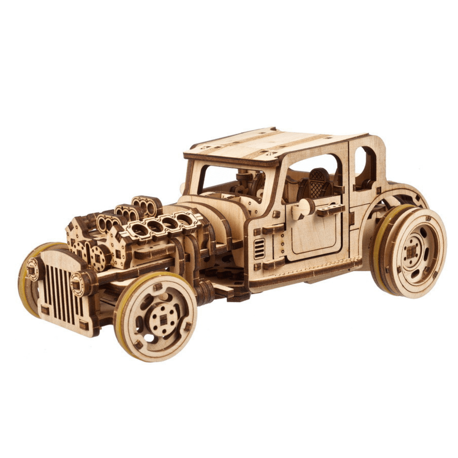 Hot Rod | La souris en colère | Ugears-Puzzle mécanique en bois-Ugears--