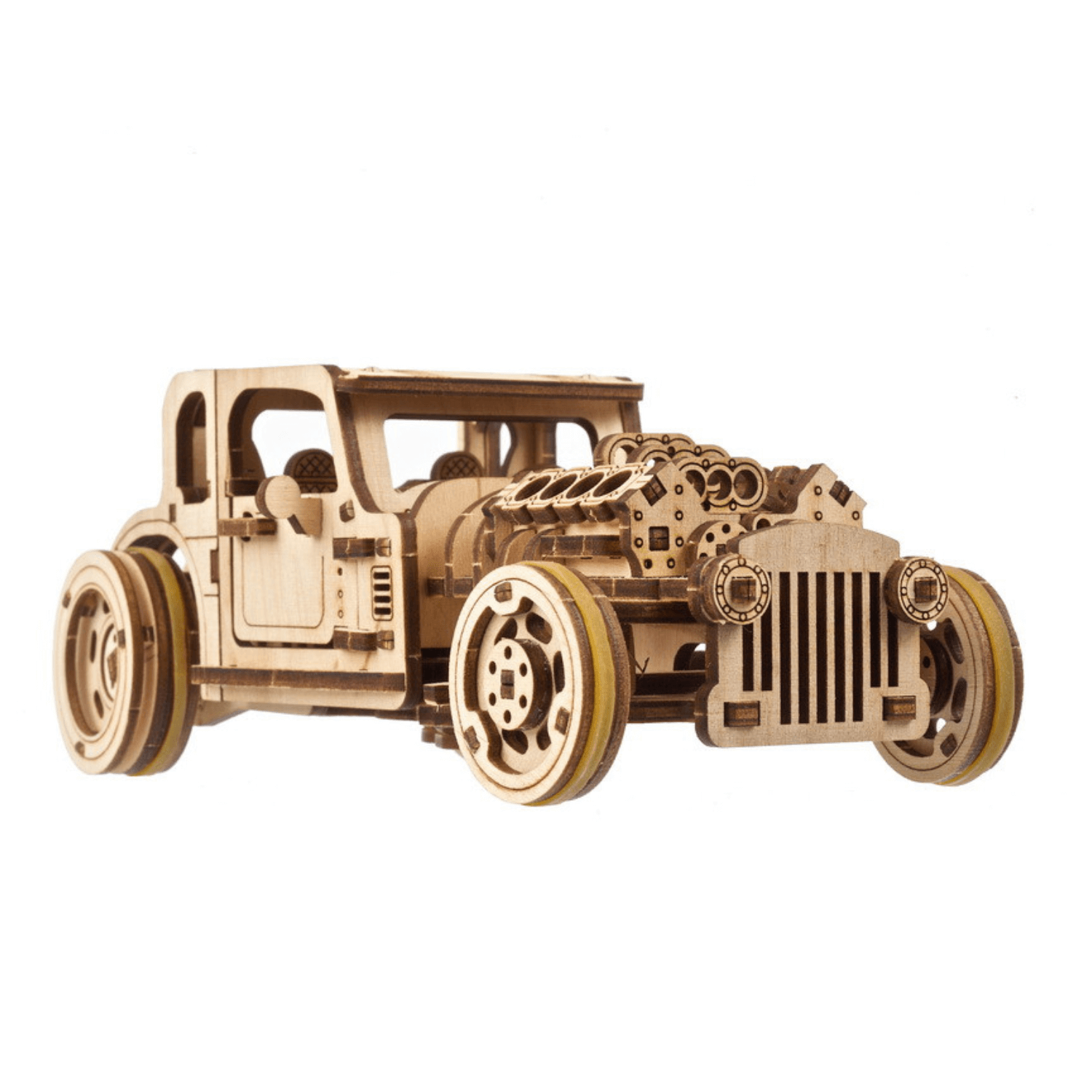 Hot Rod | La souris en colère | Ugears-Puzzle mécanique en bois-Ugears--