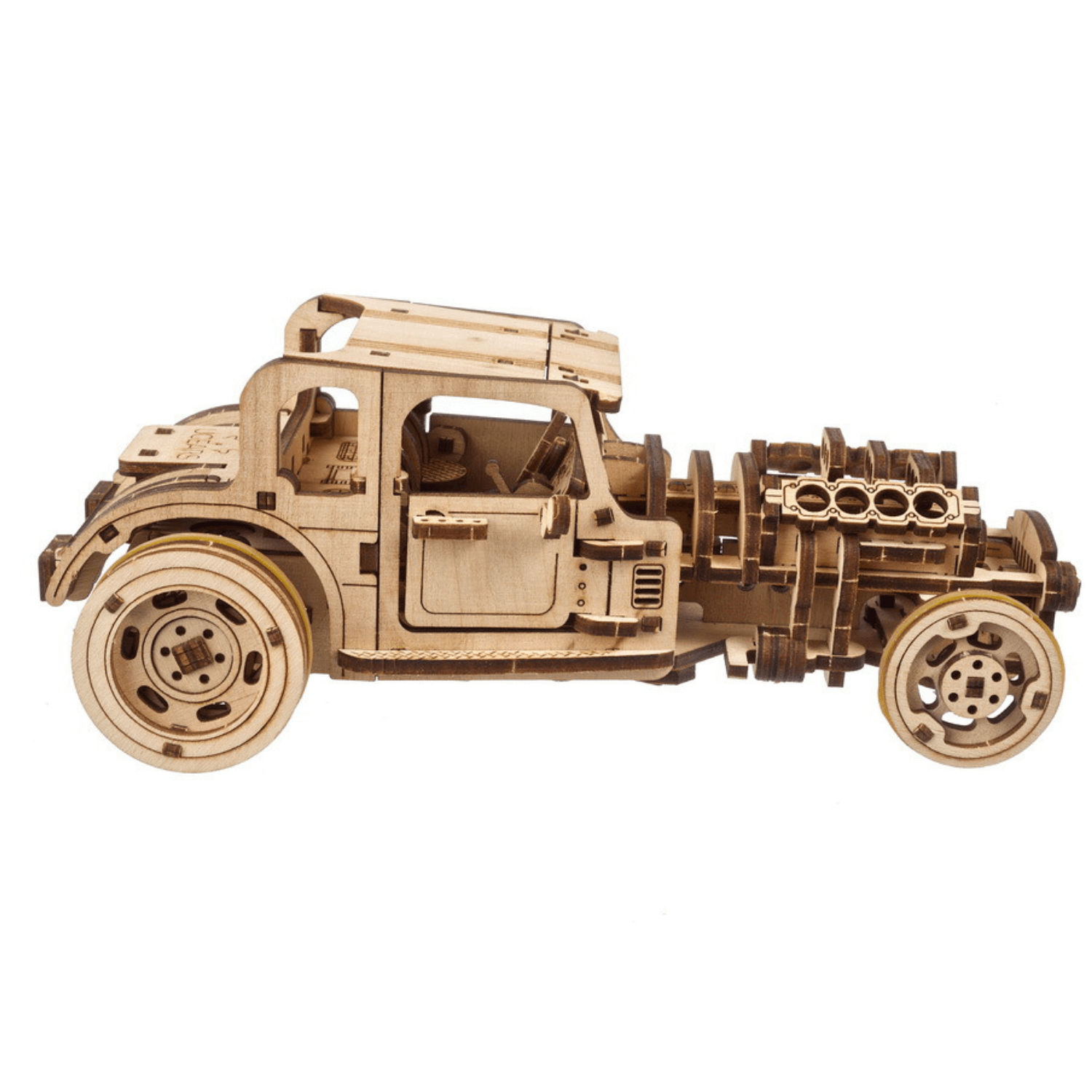 Hot Rod | La souris en colère | Ugears-Puzzle mécanique en bois-Ugears--