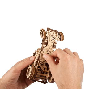 Hot Rod | The Angry Mouse | Ugears-Mechanical Wooden Puzzle-Ugears--