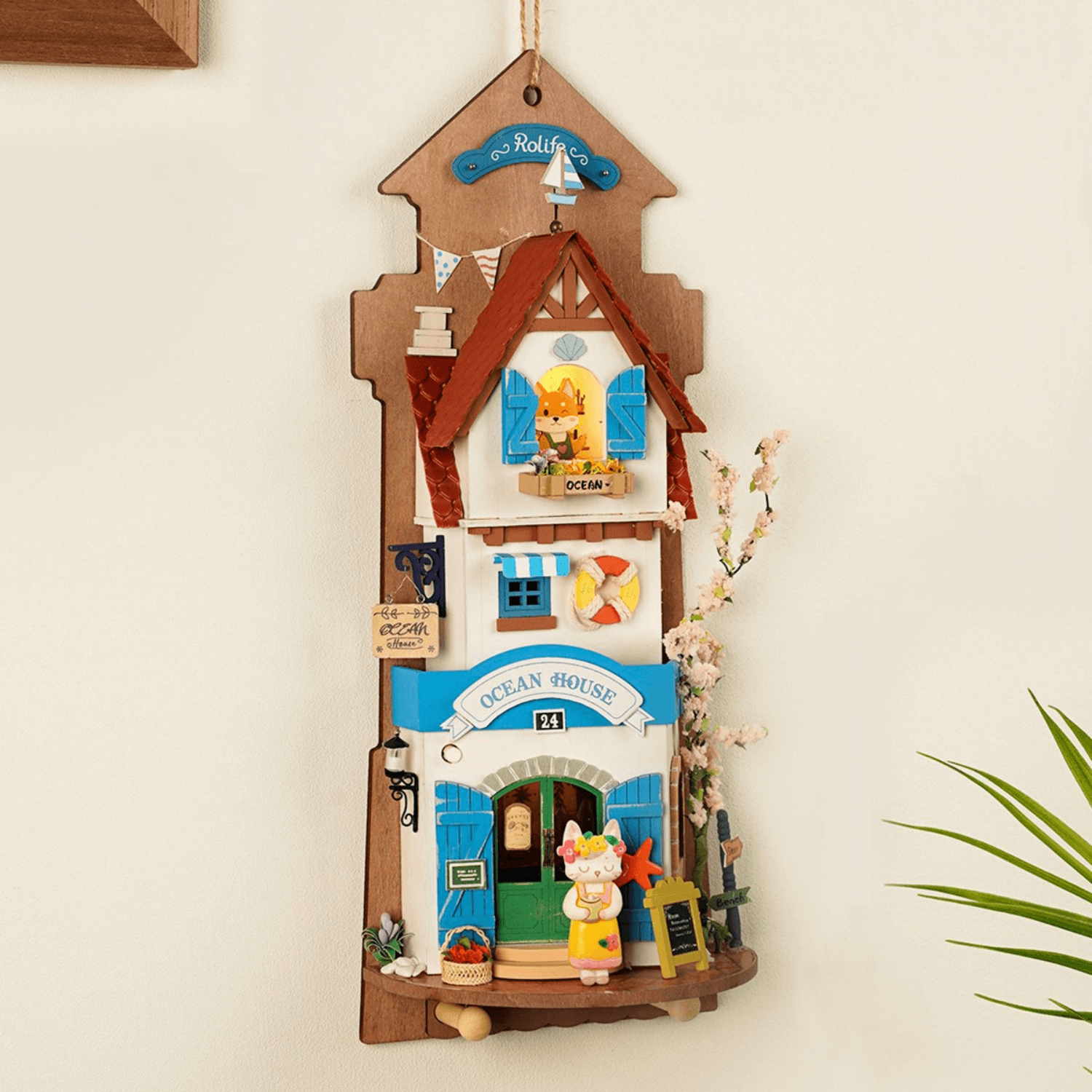 Island Dream Villa | Miniature House | Rolife Miniature House Robotime--