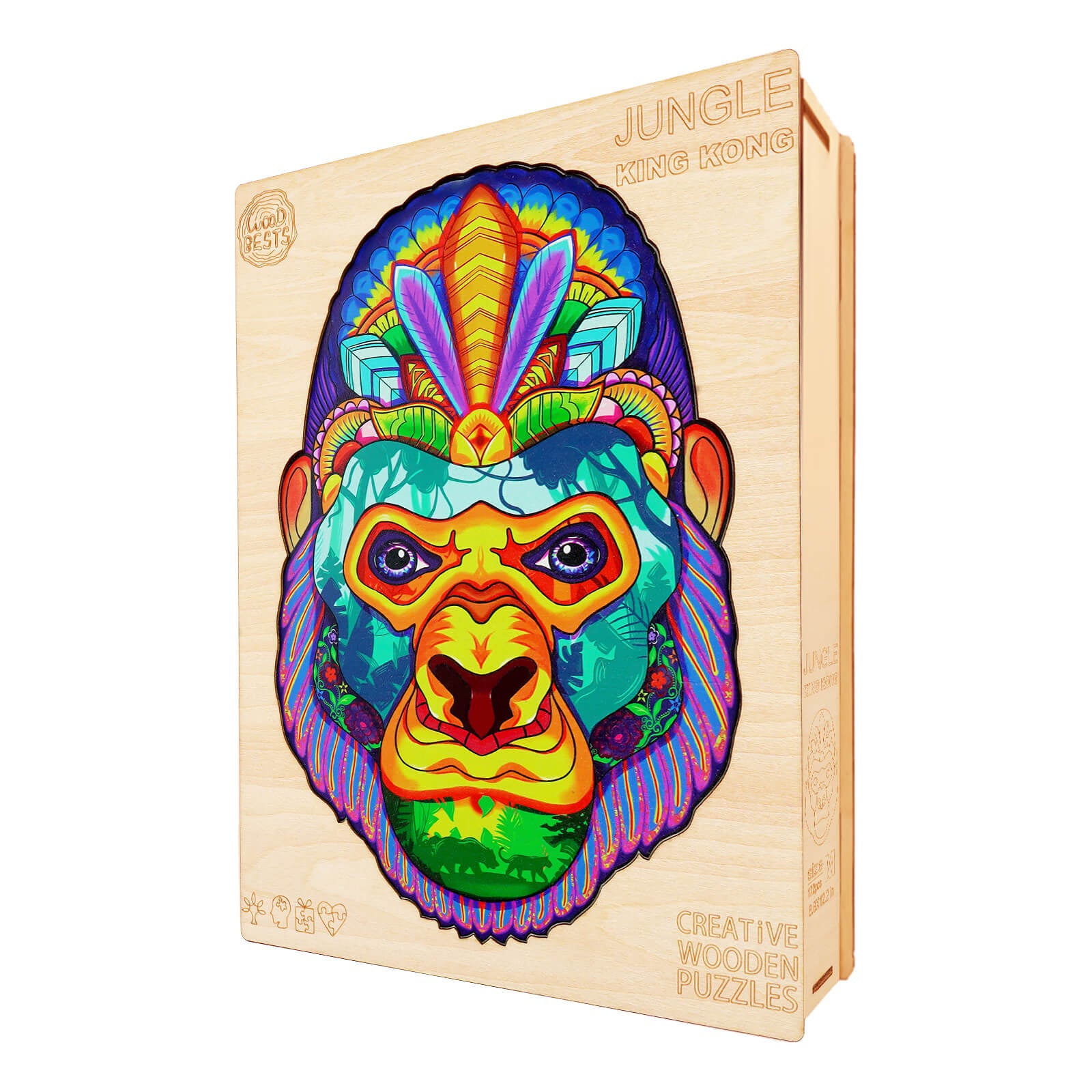 Jungle King Kong houten puzzel-MagicHolz--