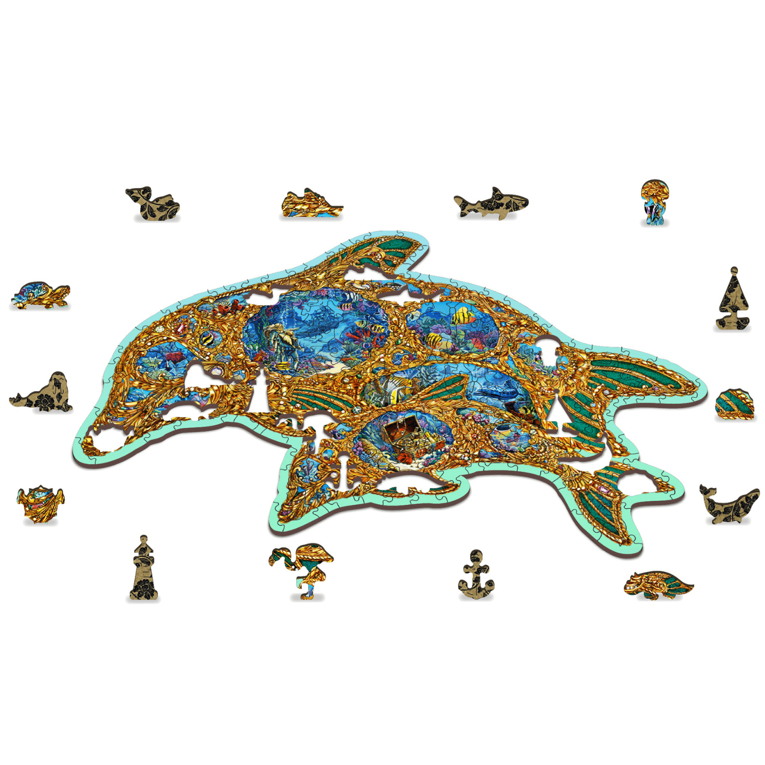 Jewels of the Sea Puzzle | Wooden Puzzle 250-wood puzzle-WoodenCity--