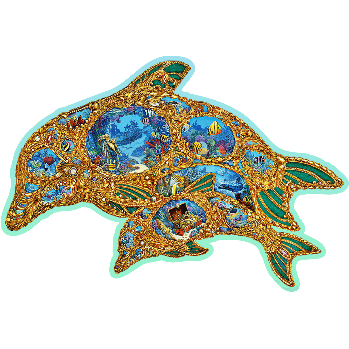 Juwelen van de zee puzzel | Houten puzzel 250-WoodenCity--