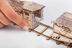 Thunderstorm Express Zug mit Tender-3D Puzzle-Veter Models--