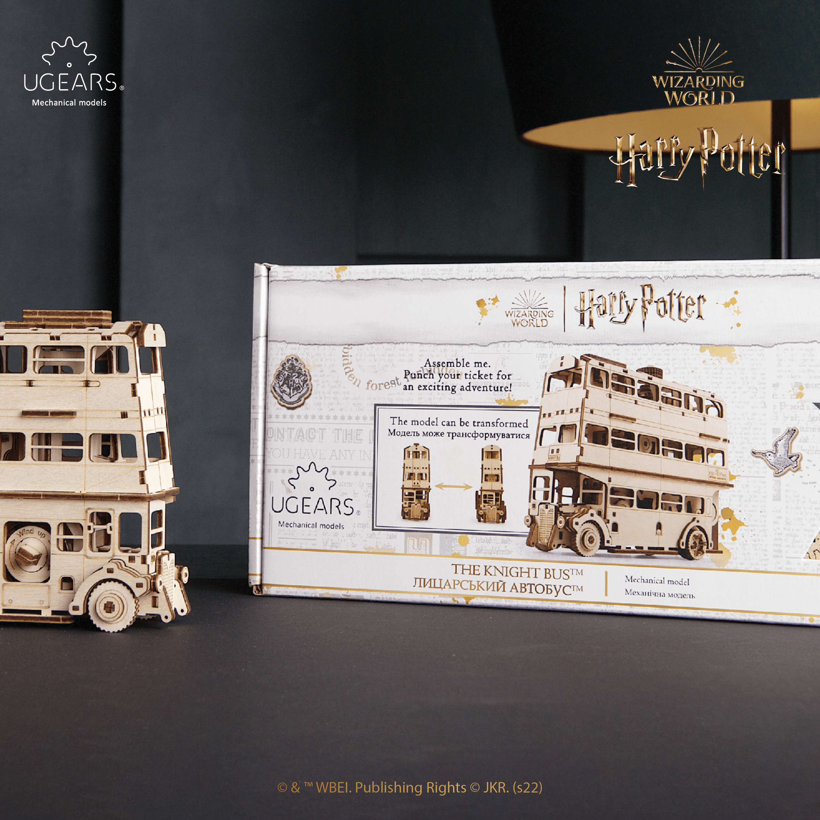 Knight Bus™ | Harry Potter-Mechanical Wooden Puzzle-Ugears--