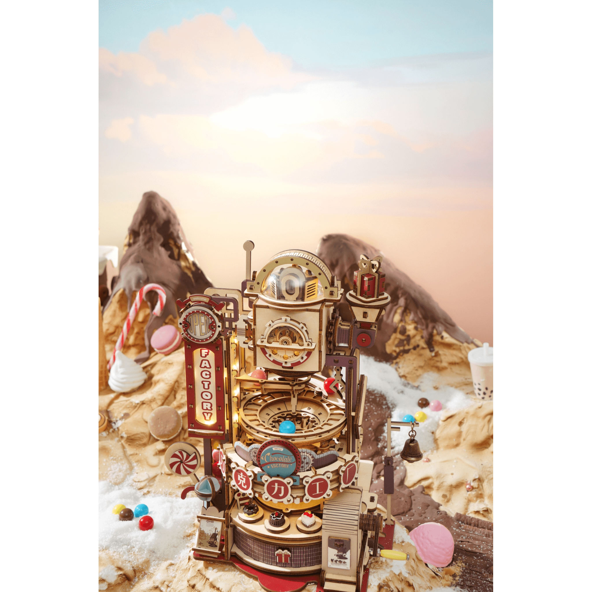 Marble Chocolate Factory | ROKR-3D Puzzle-Robotime--