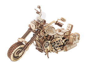 Cruiser Motorrad-3D Puzzle-Robotime--