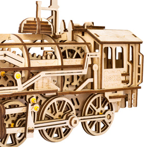 Mechanische stoomtrein-Mechanische houten puzzel-Robotime--