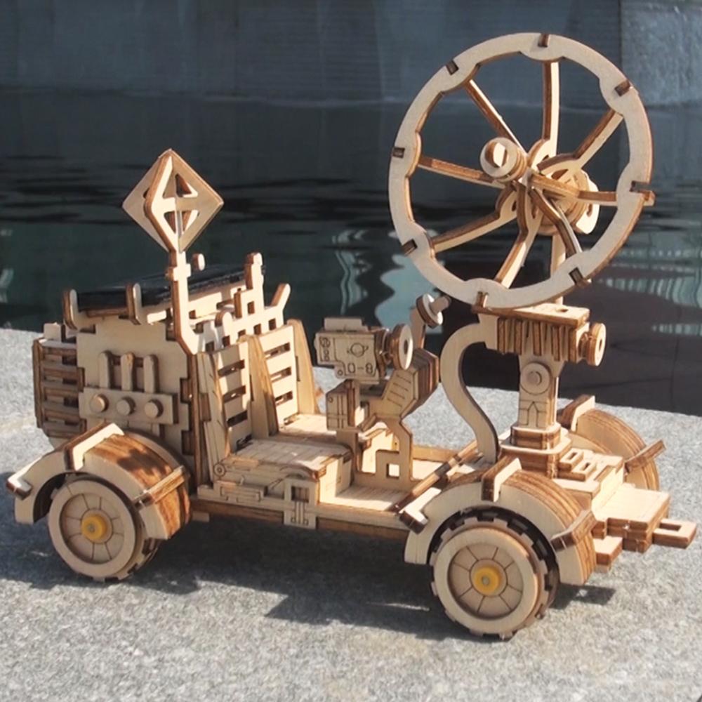 Maankaart-Mechanische houten puzzel-Robotime--