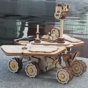 Entdeckungs-Rover mit Solar-Mechanisches Holzpuzzle-Robotime--