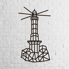 Leuchtturm | Wandpuzzle-Wandpuzzle-Eco-Wood-Art--