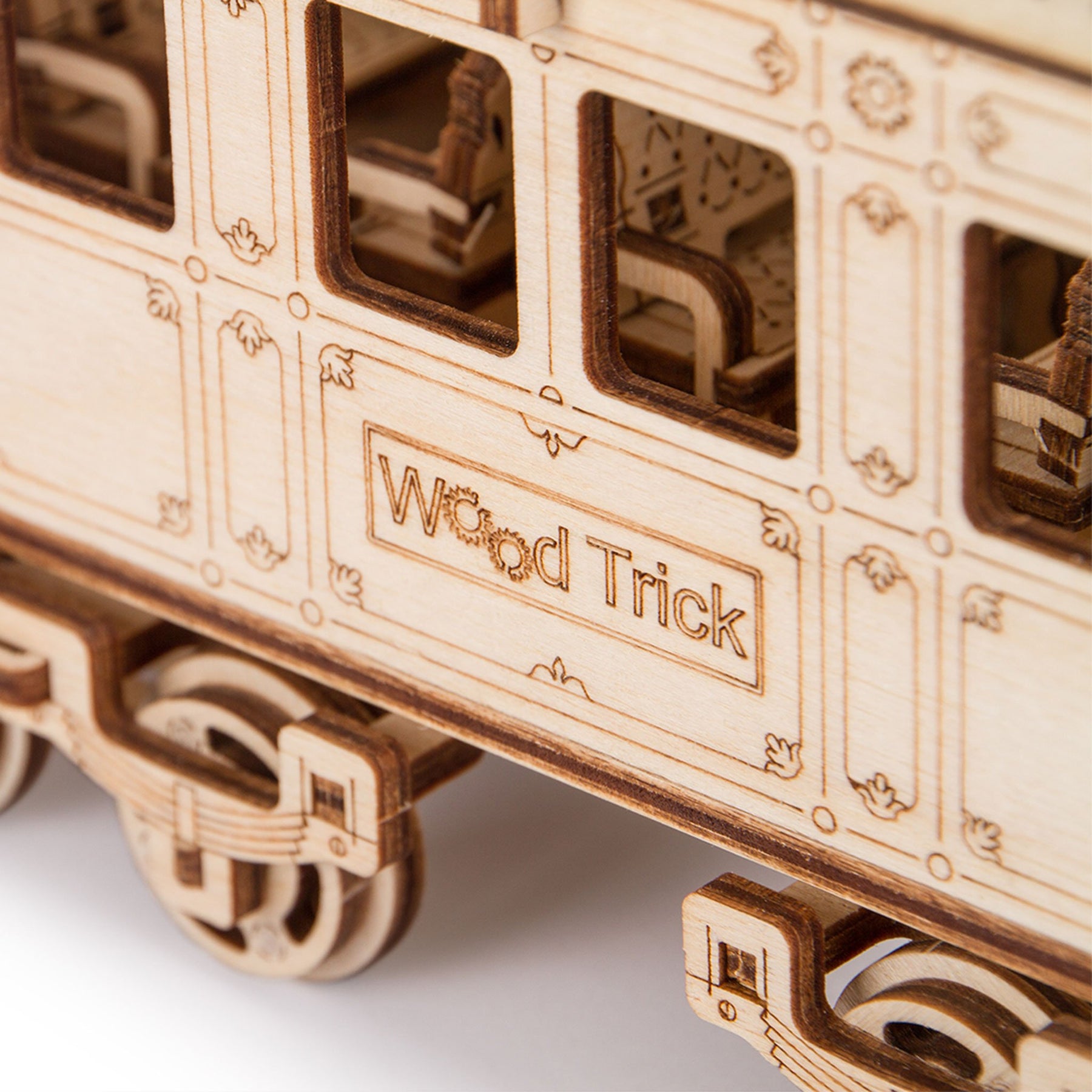 Locomotive R17-Mechanical Wooden Puzzle-WoodTrick--
