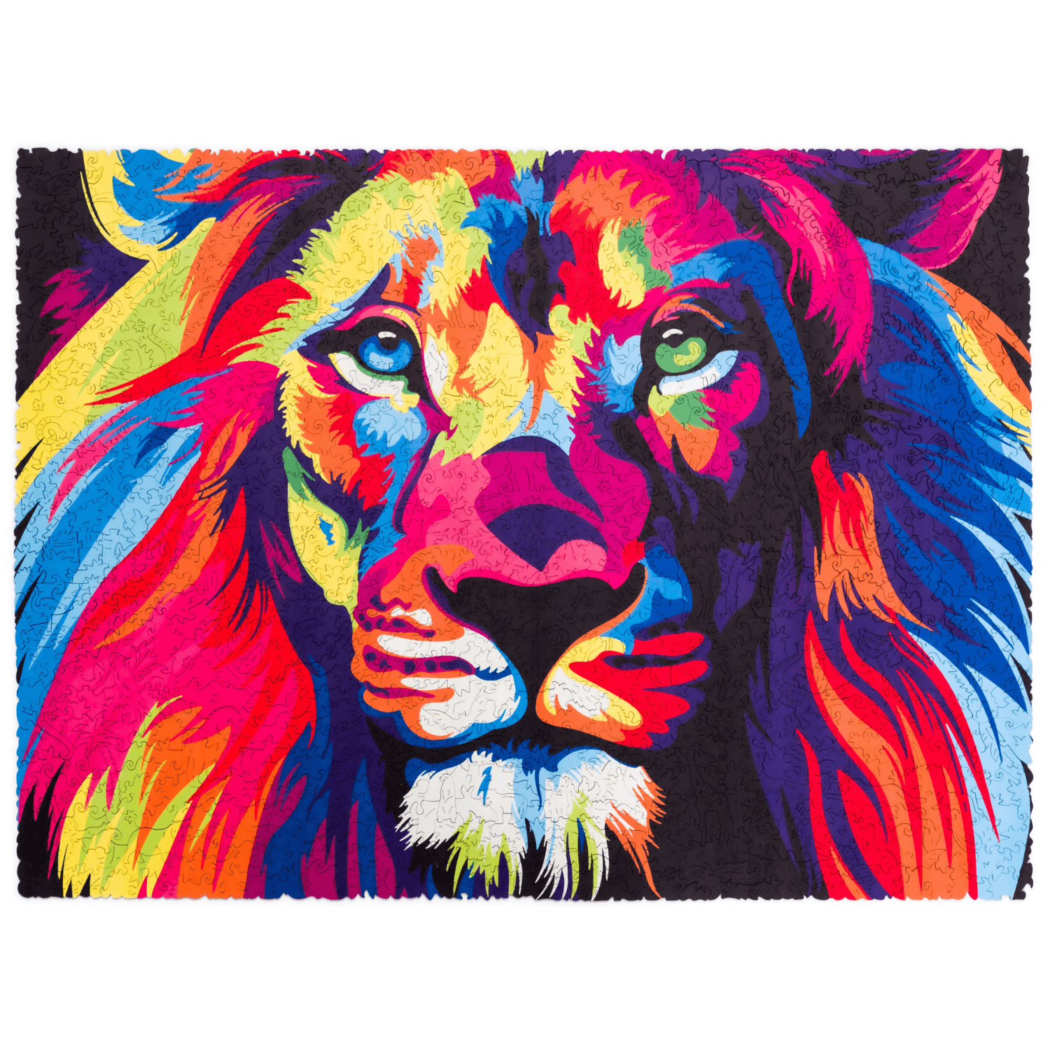 Hologram Lion | Puzzle en bois de haute qualité-Unidragon-hologram-lion-250-4640157451629